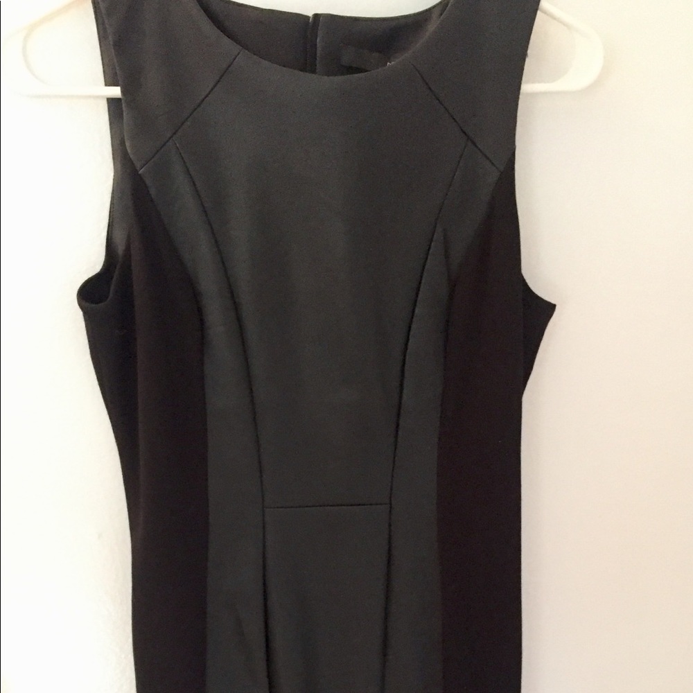 Chic Black faux leather dress (S)